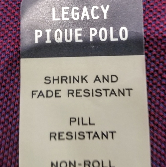 NWT St. John's Bay Mens Purple Polo Size M - Picture 5 of 5